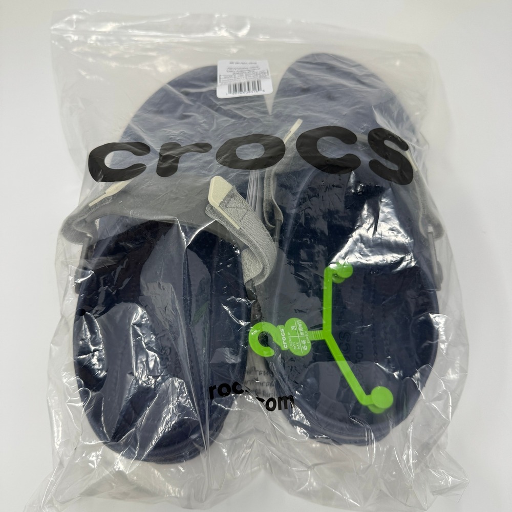 Crocs All Terrain Clog Navy Olive Comfort Fit Sandals Water Shoes Men's Size 11‎